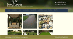 Desktop Screenshot of ajslandscapes.com